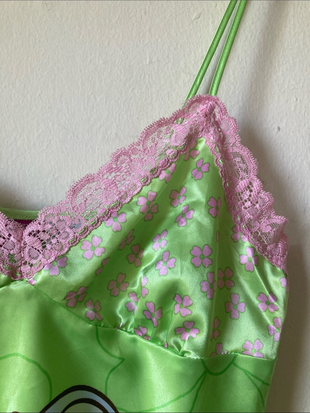 Vintage Disney Thumper Satin Lace Camisole Top Sz S - Picture 11 of 16